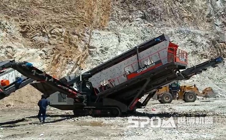 履带筛分移动站 履带筛分移动站